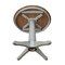 International Concepts Round 30 in Rd Top Pedestal Table, Dining Height, Hickory/Stone, 30 W, 30 L, 29.9 in H, Wood K41-30RT-27B - alternate 3